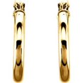 thumbnail image 2 of Jewels By Lux 14K Yellow Gold 15 mm Pair Polished Hoop Earring, 2 of 2