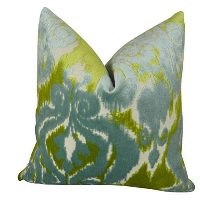 Plutus Velours Béatitude Eau à la Main Coussin de Jeter, (26 "x 26")