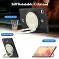 thumbnail image 4 of Samsung Galaxy Tab A7 10.4" SM-T500/T505 Case with Built-in Screen Protector, Kids Shockproof Heavy Duty Rugged 360 Rotating Handle Stand Protective Cover, Black, 4 of 8