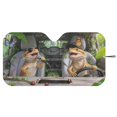 thumbnail image 3 of HUIACONG Bearded Dragon Driving Pattern Car Windshield Sun Shade, Easy Storage Foldable Car Accessories Cat Front Window Car Sun Shade for Car Front Windshield Window Trucks Universal, 3 of 7