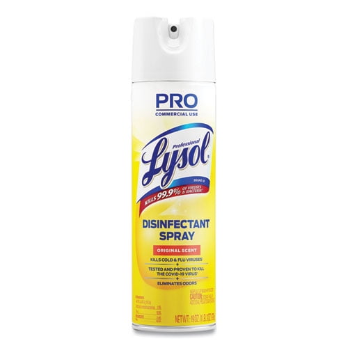 Disinfectant Spray, Original Scent, 19 Oz Aerosol Spray | Bundle of 2