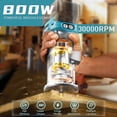 thumbnail image 2 of Enrutador compacto MTiolHig 800W 30,000 RPM para Makita 18V, 2 of 7