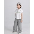 thumbnail image 3 of Family Matching Clothing 2025 Spring Summer Girls' Striped Wide Leg Pants Parent Child Outfits Kid's Casual Trousers, 3 of 6