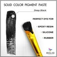 thumbnail image 2 of Rolio - Black Pigment Paste for Epoxy Resin, Deep Black, 2oz Jar - Resin Pigment, Epoxy Resin Dye Paste, Epoxy Paint, Resin Paste Pigment, Epoxy Resin Color Pigment Paste, Mica Powder Paste, 2 of 6