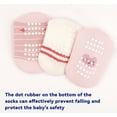 thumbnail image 5 of Toddler Girls Socks with Grips Baby Anti Slip Ankle Socks 12 Pairs Kids Cute Cartoon Patterns Sock for 6M-7 Years, 5 of 6