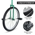 thumbnail image 4 of Yescom 24 Inch Outdoor Unicycle Adjustable Seat Circus Bike for Adults Teenagers Kids, Green, 4 of 8