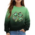thumbnail image 2 of Oxodoi Toddler Boy Girl St Patricks Day Shirts Sleeve Tshirt for Kids Green Tee Tops, 2 of 5