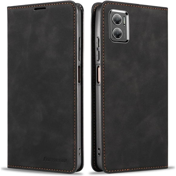 Xiaomi Redmi 10 5G / Redmi 10 Prime+ / Redmi Note 11E 5G / Redmi 11 Prime 5G Premium PU Leather Phone Cover with Card Holder Stand, Shockproof Flip Wallet Cover