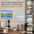 thumbnail image 4 of HLONK 2 Pack Clear Acrylic Magazine Holder  Wall Mount Hanging Bookshelf Literature Storage Rack  Brochure File Display Shelf Floating Acrylic Wall Book Holder for Waiting Room  Living Ro, 4 of 10