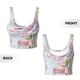 thumbnail image 6 of Uemuo Vintage Rose Pattern Women's Sports Bra - High Impact Support, Breathable, and Comfortable Athletic Bra for Running, Yoga, and Workouts, 6 of 9