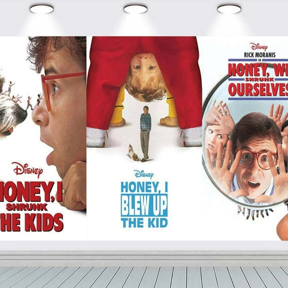 Honey, I Shrunk the Kids school Banner Backdrop Background Taspestry Wall Decor Birthday Party Supplies Poster Fans
