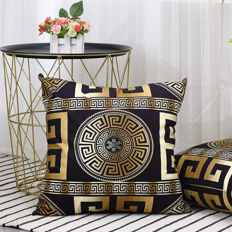GALMAXS7 Greek-Key Pillow Covers Modern Geometric Greek Pattern