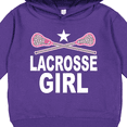 thumbnail image 3 of Inktastic Lacrosse Girl Toddler Hoodie, 3 of 4