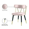 thumbnail image 4 of Meridian Furniture Rheingold Dining Chair, Pink (Set of 2), 4 of 7