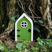 MIARHB Miniature Gnome Home Window And Door For Trees Yard Art Garden Sculpture Decor