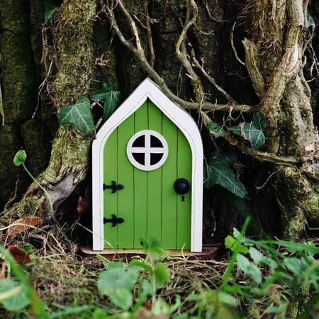MIARHB Miniature Gnome Home Window And Door For Trees Yard Art Garden Sculpture Decor