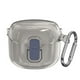thumbnail image 1 of Hard PC Shell Clear Case Cover with Carabiner for JBL Tune Flex 2023(Grey), 1 of 3