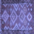 thumbnail image 1 of Ahgly Company Indoor Square Southwestern Blue Country Area Rugs, 7' Square, 1 of 4