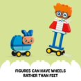 thumbnail image 5 of LEGO DUPLO Town Buildable People with Big Emotions Interactive Toy for Ages 3 and Up, 5 Characters with 10 Role-Play Faces, 71 Colorful Bricks for Mix-and-Match Customizable Fun, 10423, 5 of 5