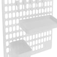 thumbnail image 3 of Raindrops  Perforated Board Storage Rack Organization Peg Office White, 3 of 8