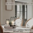 thumbnail image 3 of Rustic Farmhouse Lantern Decor Set of 2 - Stylish Decorative Lanterns for Your Living Room, Fireplace Mantle or Kitchen Dining Table - Modern Indoor/Outdoor Coffee Table Decor for Your Entire Home, 3 of 7