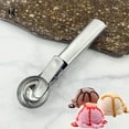 thumbnail image 3 of KYAIGUO Cookie Scoop,Ice Cream Scoop,Melon Scoop,Stainless Steel Cake Scoop,Hanging Hole Design at the End,Polished Craftsmanship for kitchenette Cooking, 3 of 6