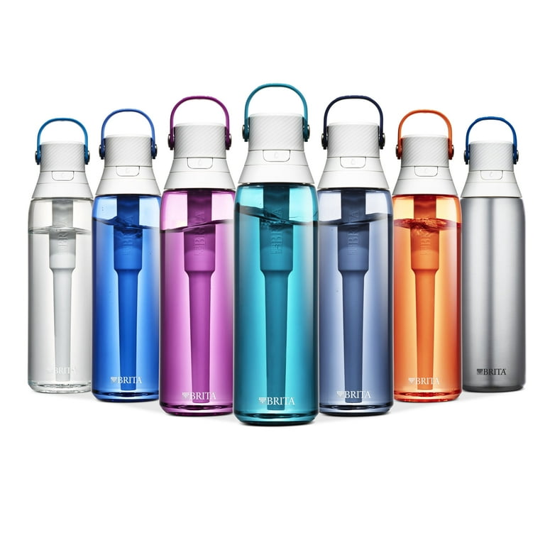 Brita 26oz Sapphire Premium Leak Proof Filtered Water Bottle with