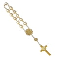 thumbnail image 4 of One Decade Auto Rosary Beads Catholic Alloy Bracelet For Women Men, 4 of 5