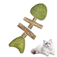 thumbnail image 1 of SharkTRUE Creative Fish Bone Cat Toy, Natural Fishbone Cats Dentals Toy, Catnip Teeth Cleaning Stick, Pets Cat Chew Stick Toys, for Cats Teeth Cleaning, 1 of 8