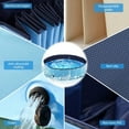 thumbnail image 4 of 80 x 20 cm Portable Dog Kiddie Swimming Pool, PVC Foldable Non-Slip Bathtub for Small Dogs Pets (Blue), 4 of 5