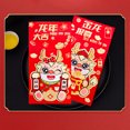 thumbnail image 3 of LCXmlly New Year Envelopes Smooth Surface Red Envelopes Wear Resistant Bright Color 6Pcs for 2024 Spring Festival New Year Money Gifting, 3 of 9