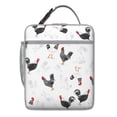 thumbnail image 5 of Chick Insulated Lunch Bag Box Women Reusable Lunch Tote Bag Waterproof Lunchbox Office Travel, 5 of 6