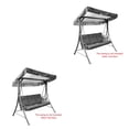 thumbnail image 4 of Silla columpio portátil Advancent cubierta antipolvo toldo parasol impermeable 164x114x15cm verde, 4 of 6