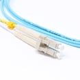 thumbnail image 2 of 0.5 Meter (1.6FT) 40Gb OM4 Multimode Duplex Fiber Optic Cable (50/125) - LC to LC - Aqua, 2 of 2
