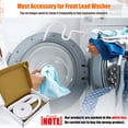 thumbnail image 7 of XIBUFE Front Load Washer Door Prop and Stopper - Magnetic Washing Machine Door Holder with 2.6-Inch Magnet Base,Removable Washer Door Stopper Keep Washer Door Open to Prevent Odors (White), 7 of 7