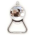 thumbnail image 1 of Bulldog mascota animal solo foto Acero inoxidable Metal cerveza tapa sacacorchos, 1 of 3
