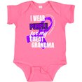 thumbnail image 3 of Inktastic I Wear Purple for My Great Grandma Pancreatic Cancer Awareness Boys or Girls Baby Bodysuit, 3 of 5