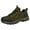 Green, variant on Men's Waterproof Non Slip Hiking Shoes Breathable Trekking Walking Sneakers Lightweight Outdoor Ankle Boots