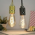 thumbnail image 2 of EONQY LED Edison Bulb, 4W E27 Screw Edison Led Bulb Globe Style Spiral LED Filament Bulb Decorative Light Bulbs for Bedroom Wedding, 2 of 7
