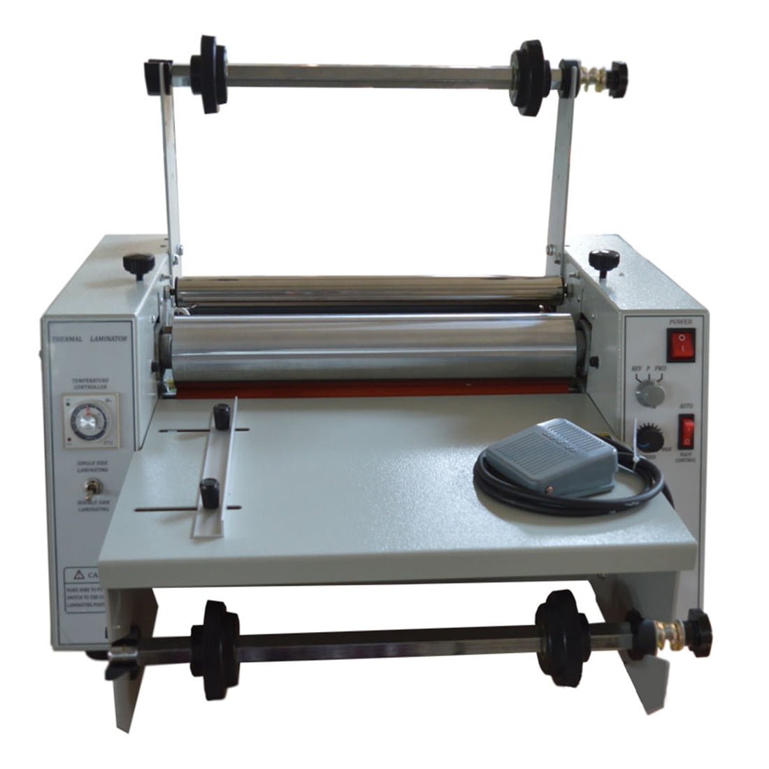 PreAsion 14" All Metal Hot/Cold Roll Laminator Steel Roller Thermal Laminating Machine