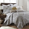 thumbnail image 3 of Levtex Home - Solano - Quilted Euro Shams Set of Two (26 x 26 in.) - Mini Medallion - Cotton Fabric, 3 of 4