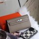 thumbnail image 4 of Nuevo bolso de mano Woc Kelly, bolso de mano largo de piel auténtica para mujer, de gran marca, bolso bandolera de un solo hombro, bolso para teléfono móvil, cartera, 4 of 5