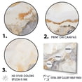 thumbnail image 3 of Designart "Golden Beige Geode Scene I" Stone Geode Canvas Art Print, 3 of 7