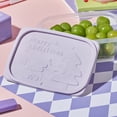 thumbnail image 4 of Linnome Ensemble de 4 Contenants Carrés de Rangement pour Aliments Boîtes à Lunch Bento avec Couvercles Hermétiques Étanches pour Préparation de Repas, 4 of 6