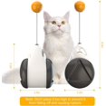 thumbnail image 4 of Divertido juguete para gatos, juguete interactivo para gatos en interiores con pelotas y palo de juego, juguete para gatos giratorio de 360° para mascotas, 4 of 5