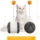 thumbnail image 4 of Divertido juguete para gatos, juguete interactivo para gatos en interiores con pelotas y palo de juego, juguete para gatos con rotación de 360° para mascotas, gatos, gatitos, para perseguir, jugar y comer JM, 4 of 5