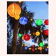 thumbnail image 4 of Tiras de luces LED, luces de cadena, lámparas de cadena, guirnalda de faroles decorativos, guirnalda de faroles LED solares para colgar en la pared, decoración de jardín al aire libre, guirnalda de lu, 4 of 6