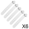 thumbnail image 1 of 6x5x Silicona Cable Ties Gestión De Cables Ties Gadgets Reutilizables Cable Organizador, 1 of 8