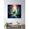 thumbnail image 2 of Enchanted Forest 2 Poster Wall Art, Modern Wall Decor, 16x16 UNFRAMED, 2 of 3