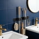 thumbnail image 3 of Soporte para escobas, colgador de escobas, organizador de herramientas de jardín, acero inoxidable, montado en la pared 2 estantes 3 ganchos, 3 of 9